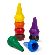 Load image into Gallery viewer, Tiger Tribe Stackable Crayons Retro Rainbow

