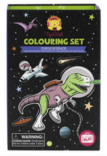 Load image into Gallery viewer, Tiger Tribe Colouring Set Dinos in Space
