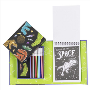 Tiger Tribe Colouring Set Dinos in Space