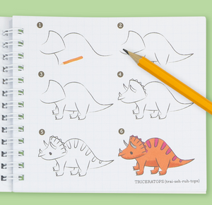 Tiger Tribe How To Draw Dinosaurs