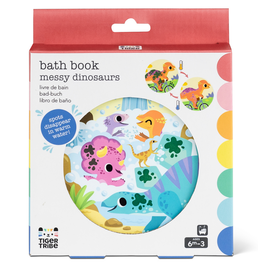 Tiger Tribe Bath Book Messy Dinosaurs
