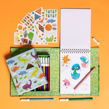 Load image into Gallery viewer, Tiger Tribe Colouring Set Dinosaur
