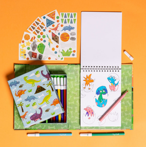 Tiger Tribe Colouring Set Dinosaur