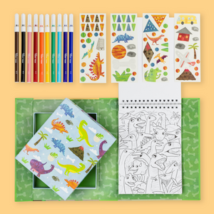 Tiger Tribe Colouring Set Dinosaur