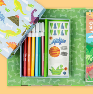 Tiger Tribe Colouring Set Dinosaur
