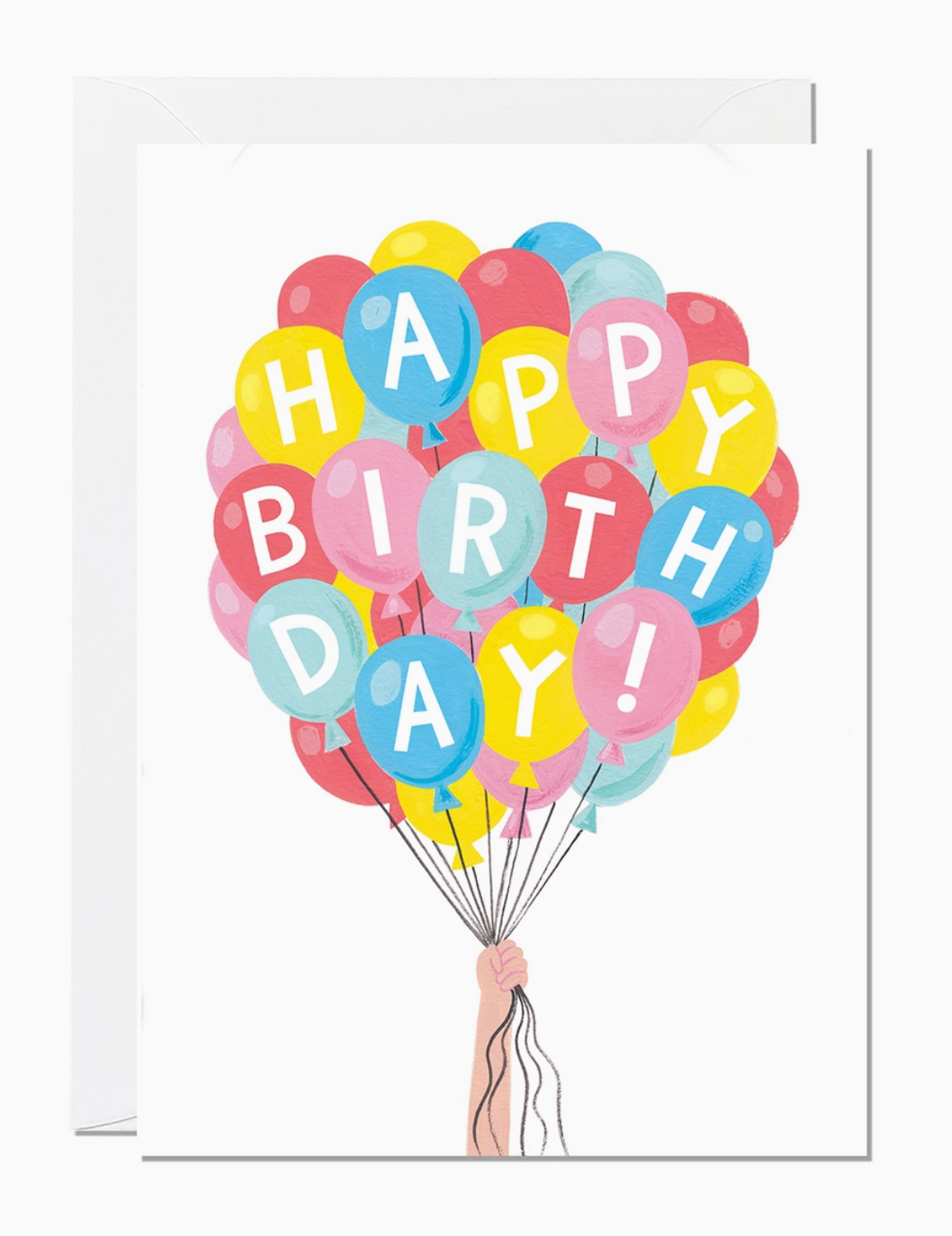 Balloon Bunch Birthday Card
