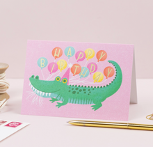 Load image into Gallery viewer, Birthday Alligator

