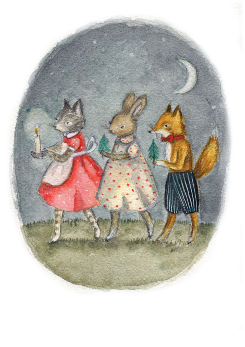 Midnight Forest Friends by Michelle Pleasance