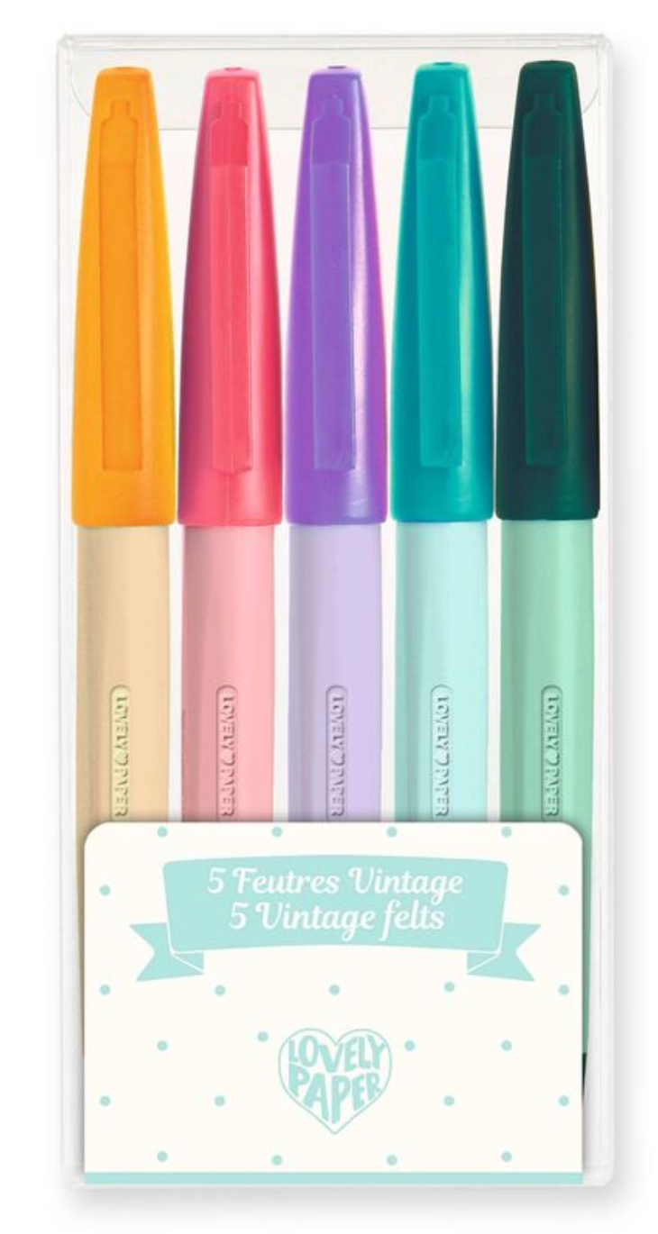 Djeco Vintage Pens Set of 5