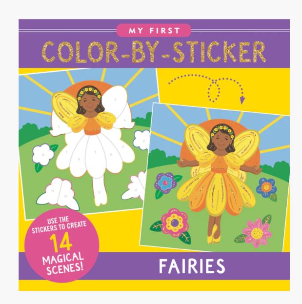 First Colour By Sticker Book Fairies