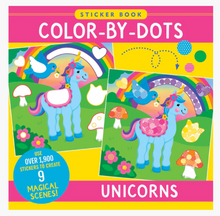 Load image into Gallery viewer, Colour By Dots Sticker Book Unicorns
