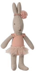 Maileg Rabbit Micro Ballet Suit and Skirt Rose