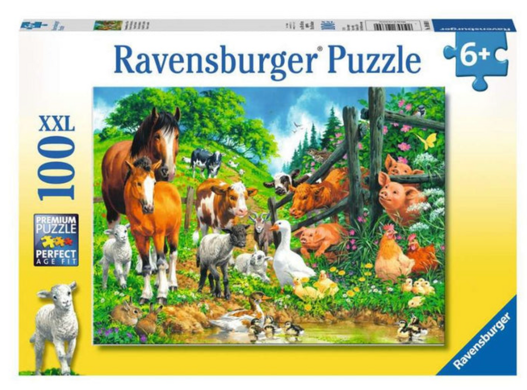Ravensburger Animal Get Together Puzzle 100 pieces