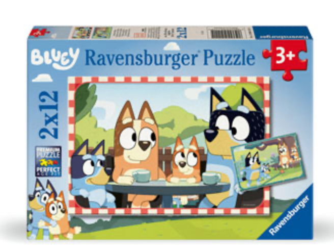 Ravensburger Bluey Family Time Puzzle 2x12