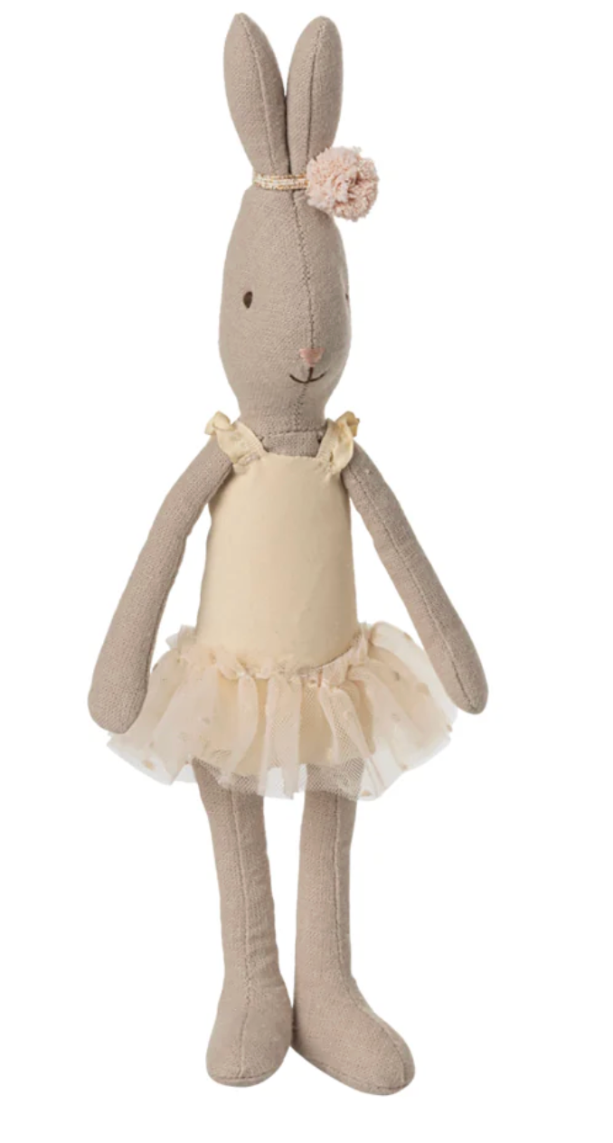 Maileg Rabbit Size 1 Ballet Suit and Skirt Cream