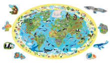 Load image into Gallery viewer, The Big Biodiversity Puzzle - Yuval Zommer - 70 Peice Puzzle

