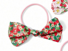 Load image into Gallery viewer, Strawberry Shortcake Hair Bows
