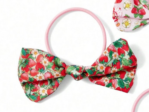 Strawberry Shortcake Hair Bows