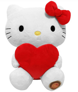 Hello Kitty Heart Eco Plush 24cm