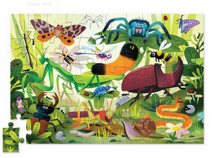 Crocodile Creek Backyard Bugs Holographic Puzzle 50 Pieces