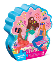 Load image into Gallery viewer, Crocodile Creek Mermaid Dreams 36 Piece Floor Puzzle
