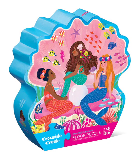Crocodile Creek Mermaid Dreams 36 Piece Floor Puzzle
