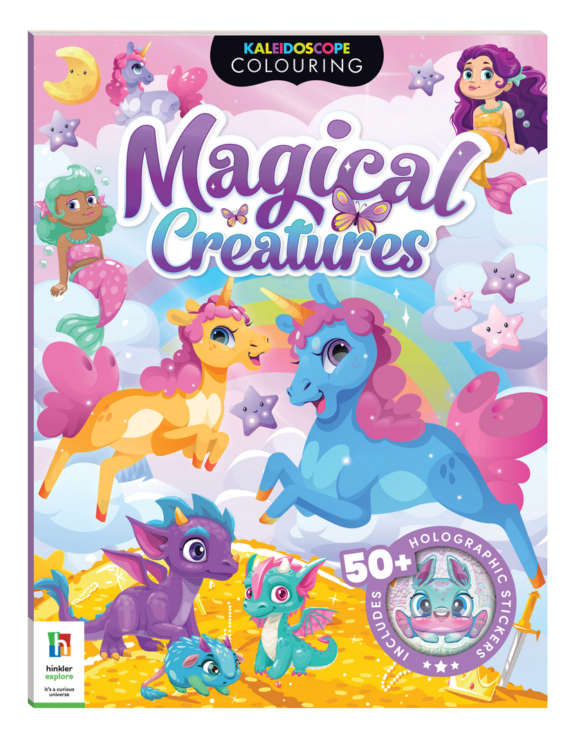 Totally Magical Creatures Sticker & Colouring Book