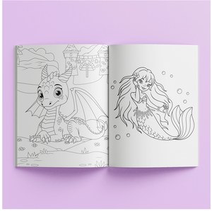 Totally Magical Creatures Sticker & Colouring Book