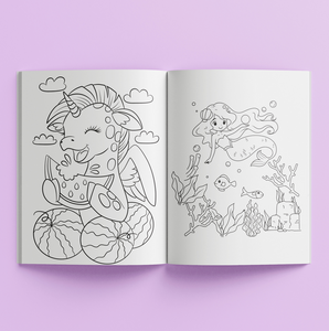 Totally Magical Creatures Sticker & Colouring Book
