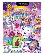 Load image into Gallery viewer, Totally Rainbow Dreams Sticker &amp; Colouring Book
