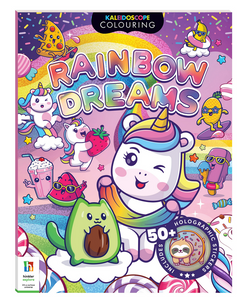 Totally Rainbow Dreams Sticker & Colouring Book
