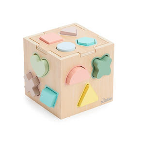 Bubble Wooden Shape Sorting Cube