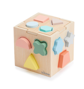 Bubble Wooden Shape Sorting Cube