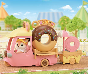 Sylvanian Families Dip Dip Donuts Wagon
