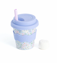 Load image into Gallery viewer, Chino Club - Blue Floral Babychino Cup
