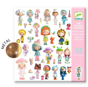Djeco Tinyly 160 Metallic Stickers