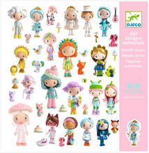 Load image into Gallery viewer, Djeco Tinyly 160 Metallic Stickers
