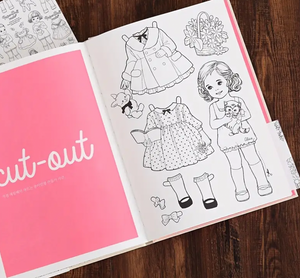 Vintage Paper Doll Colouring Book