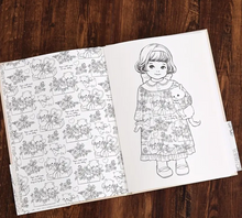 Load image into Gallery viewer, Vintage Paper Doll Colouring Book
