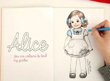 Load image into Gallery viewer, Vintage Paper Doll Colouring Book
