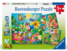 Load image into Gallery viewer, Ravensburger Bugs Bugs Bugs Puzzle 3x49 Pieces
