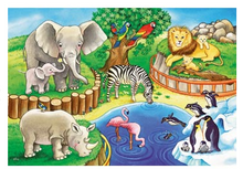 Load image into Gallery viewer, Ravensburger Animals in the Zoo Puzzle 2x12 Pieces
