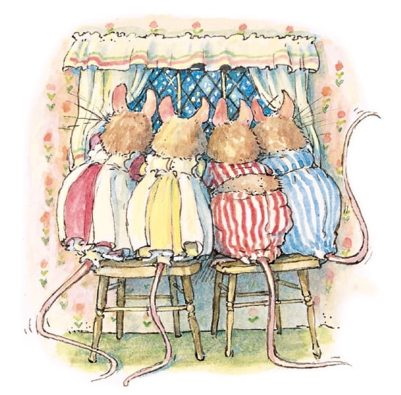 Watching Snow Fall - Brambly Hedge - Christmas Card