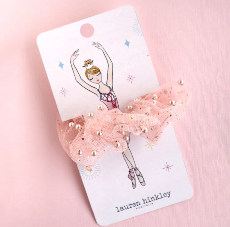 Lauren Hinkley Ava Ballerina Pearl Scrunchie