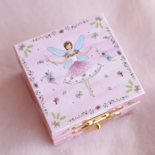 Lauren Hinkley Crystal Heart Ring with Fairy Box
