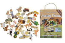 Load image into Gallery viewer, Fridge Friends Aussie Farm Magnets 35 Pieces
