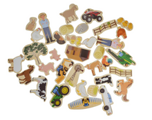 Load image into Gallery viewer, Fridge Friends Aussie Farm Magnets 35 Pieces
