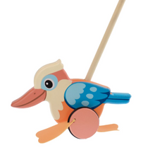 Load image into Gallery viewer, Push Along Kookaburra
