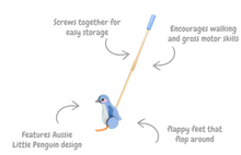 Load image into Gallery viewer, Push Along Penguin
