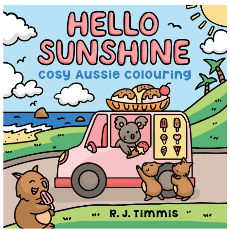 Hello Sunshine - Cosy Aussie Colouring